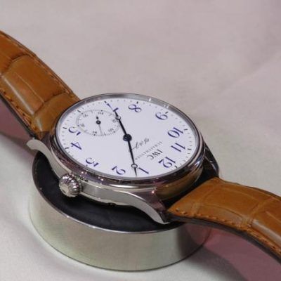 Trabajo realizado en un: IWC FA Jones, ajuste de una desviacion de marcha.